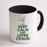 St Patrick's Day Keep Calm And Lepre Chaun  Coffee Mug thumb 1