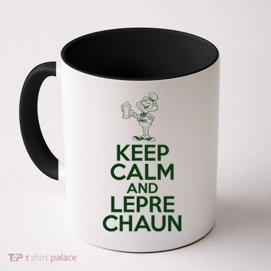 St Patrick's Day Keep Calm And Lepre Chaun  Coffee Mug