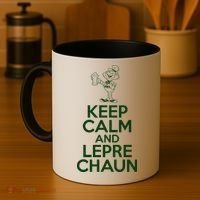 St Patrick's Day Keep Calm And Lepre Chaun  Coffee Mug thumb 4