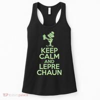 St Patrick's Day Keep Calm And Lepre Chaun  Women's Tank Top thumb 0
