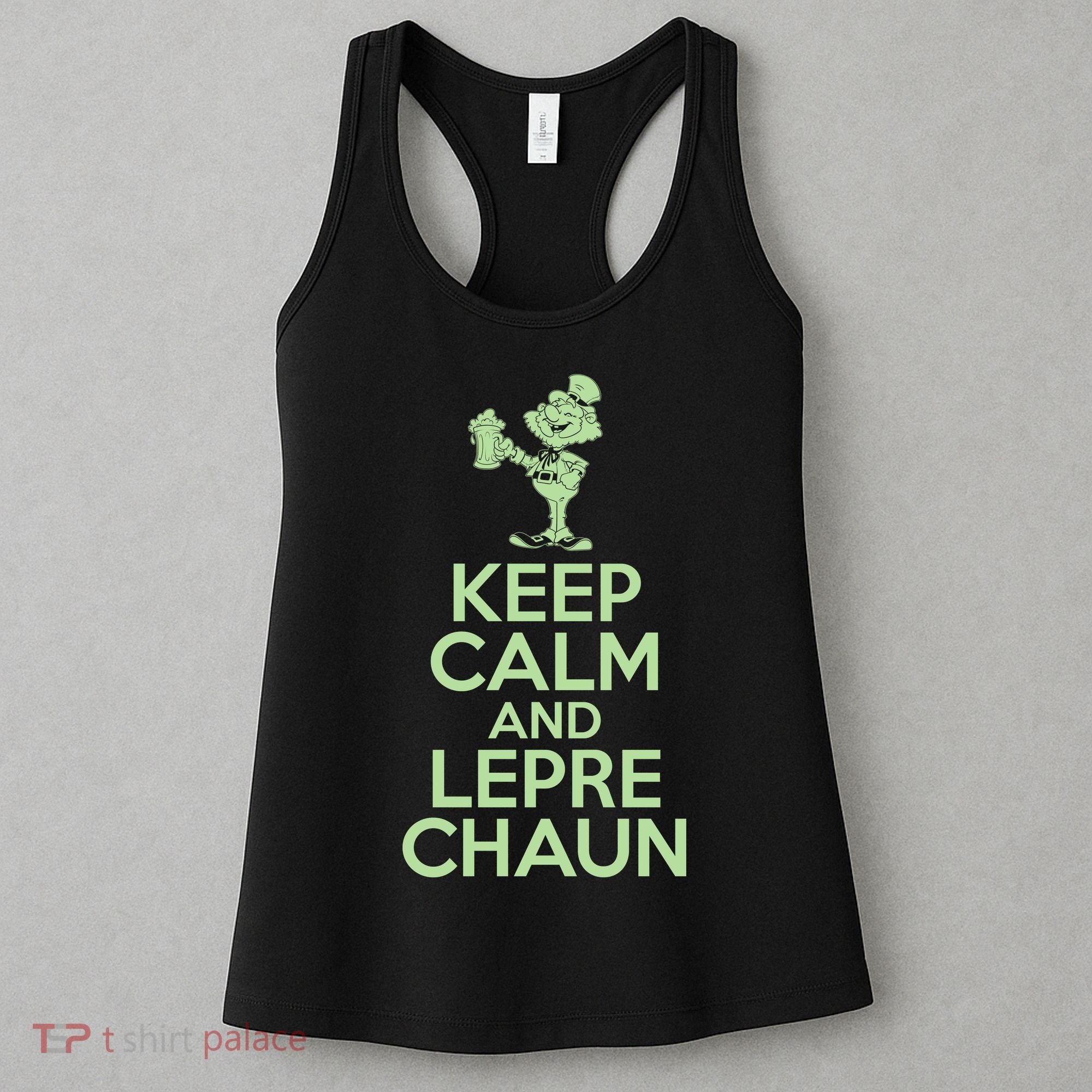 St Patrick's Day Keep Calm And Lepre Chaun  Women's Tank Top