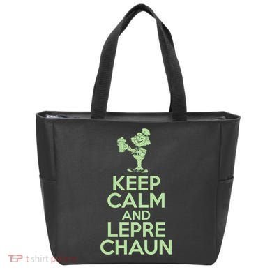 St Patrick's Day Keep Calm And Lepre Chaun  Tote Bag