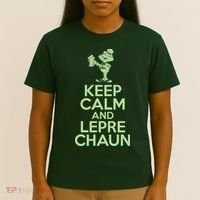 St Patrick's Day Keep Calm And Lepre Chaun  T-Shirt thumb 4
