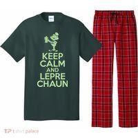 St Patrick's Day Keep Calm And Lepre Chaun  Pajama Set thumb 0
