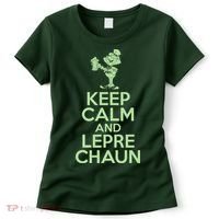 St Patrick's Day Keep Calm And Lepre Chaun  Women's T-Shirt thumb 0