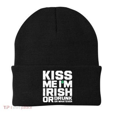 St Patrick's Day Kiss Me I'm Irish Or Drunk Or Whatever Beanie