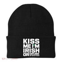 St Patrick's Day Kiss Me I'm Irish Or Drunk Or Whatever Beanie thumb 0