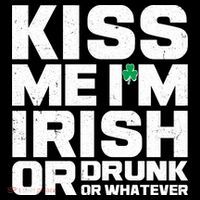St Patrick's Day Kiss Me I'm Irish Or Drunk Or Whatever Women's Hoodie thumb 2