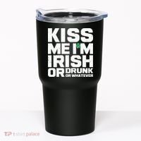 St Patrick's Day Kiss Me I'm Irish Or Drunk Or Whatever Tumbler thumb 0