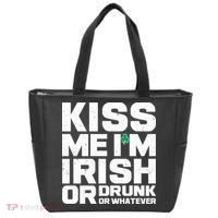 St Patrick's Day Kiss Me I'm Irish Or Drunk Or Whatever Tote Bag thumb 0