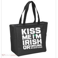 St Patrick's Day Kiss Me I'm Irish Or Drunk Or Whatever Tote Bag thumb 2