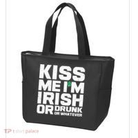 St Patrick's Day Kiss Me I'm Irish Or Drunk Or Whatever Tote Bag thumb 3