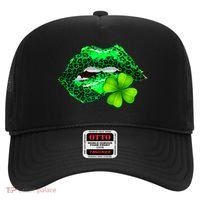 St Patrick's Day Leopard Print Lipstick Shamrock Hat thumb 0