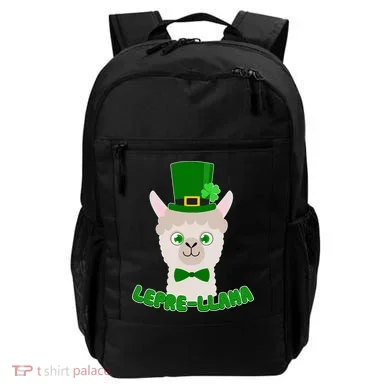 St Patrick's Day Lepre-Llama Backpack