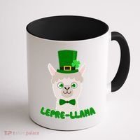 St Patrick's Day Lepre-Llama Coffee Mug thumb 1