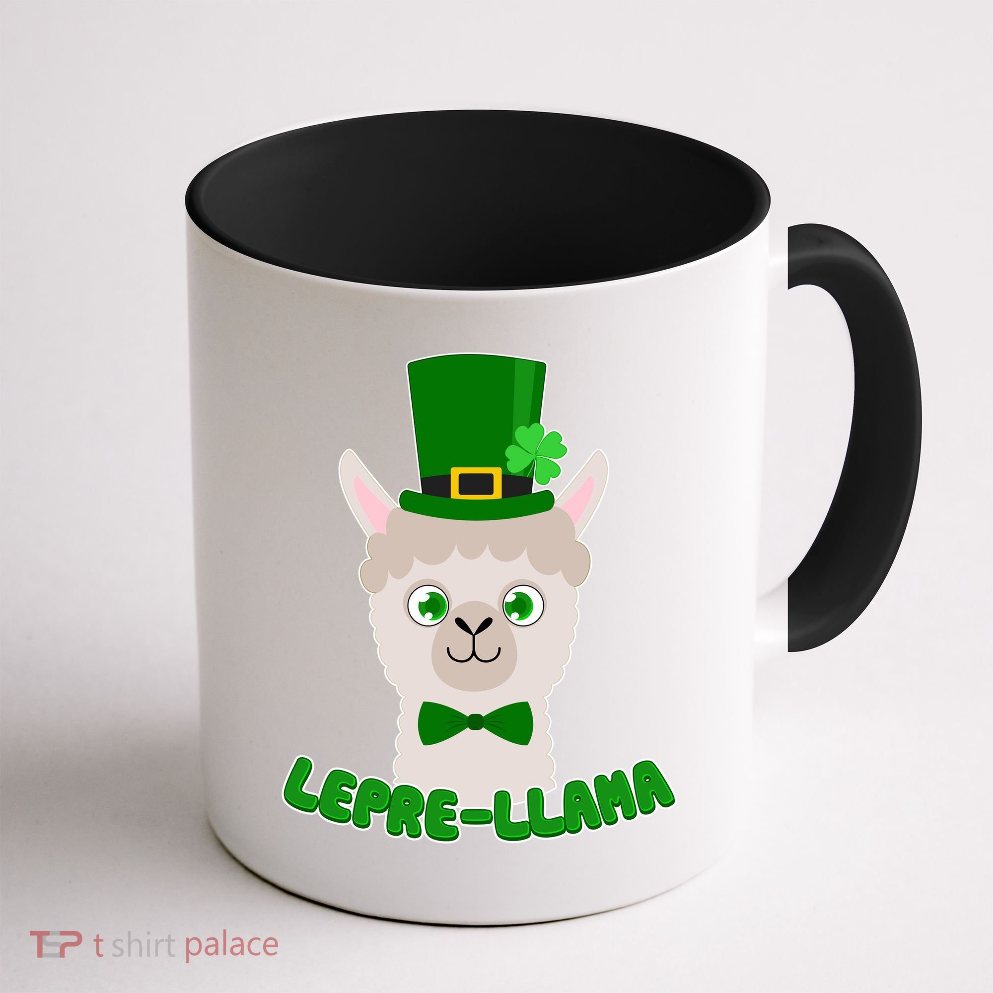 St Patrick's Day Lepre-Llama Coffee Mug