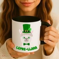 St Patrick's Day Lepre-Llama Coffee Mug thumb 3