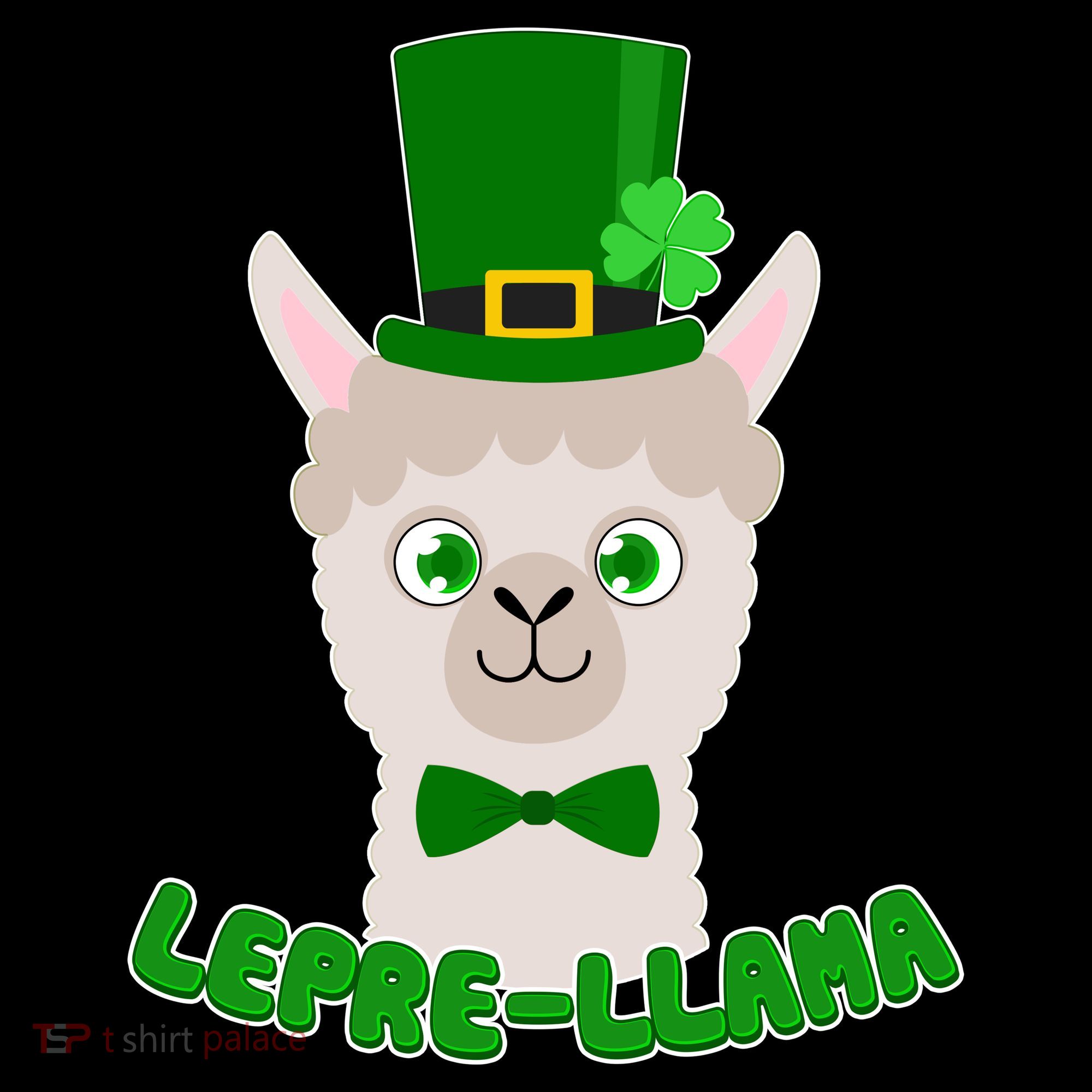 St Patrick's Day Lepre-Llama Women's Hoodie