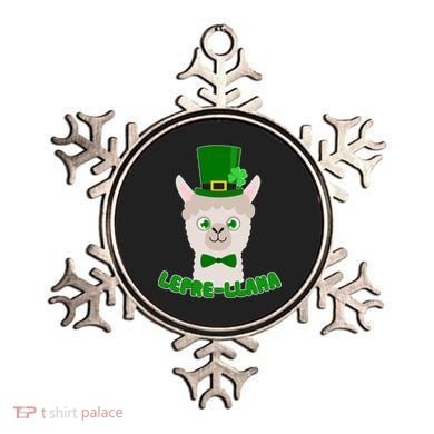 St Patrick's Day Lepre-Llama Ornament