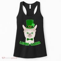 St Patrick's Day Lepre-Llama Women's Tank Top thumb 0
