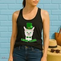 St Patrick's Day Lepre-Llama Women's Tank Top thumb 2