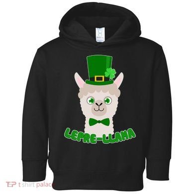 St Patrick's Day Lepre-Llama Toddler Hoodie