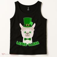 St Patrick's Day Lepre-Llama Tank Top thumb 2