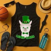 St Patrick's Day Lepre-Llama Tank Top thumb 4