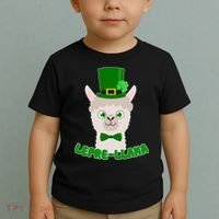 St Patrick's Day Lepre-Llama Toddler T-Shirt thumb 2