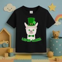 St Patrick's Day Lepre-Llama Toddler T-Shirt thumb 3