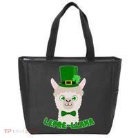 St Patrick's Day Lepre-Llama Tote Bag thumb 0