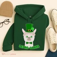 St Patrick's Day Lepre-Llama Hoodie thumb 4