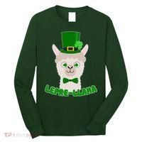 St Patrick's Day Lepre-Llama Long Sleeve Shirt thumb 0