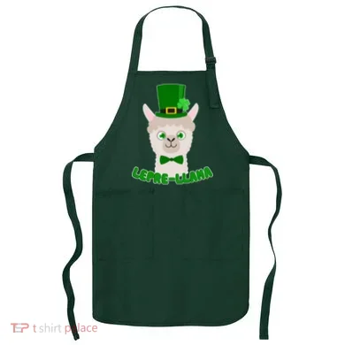 St Patrick's Day Lepre-Llama Apron