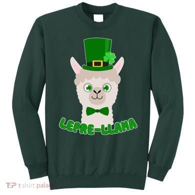 St Patrick's Day Lepre-Llama Sweatshirt