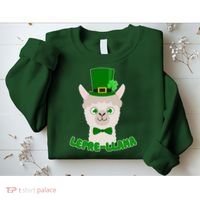 St Patrick's Day Lepre-Llama Sweatshirt thumb 2