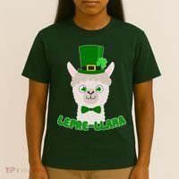 St Patrick's Day Lepre-Llama T-Shirt thumb 4
