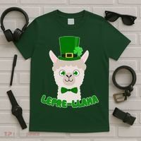 St Patrick's Day Lepre-Llama T-Shirt thumb 5
