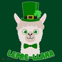 St Patrick's Day Lepre-Llama Pajama Set thumb 2