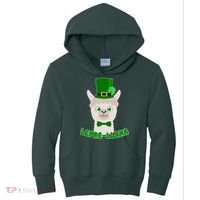St Patrick's Day Lepre-Llama Kids Hoodie thumb 0