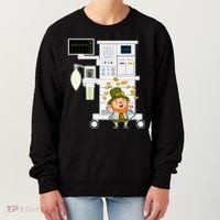 St Patrick's Day Leprechaun Anesthesia Machine Women's Sweatshirt thumb 0