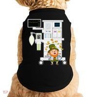 St Patrick's Day Leprechaun Anesthesia Machine Doggie Tank thumb 0