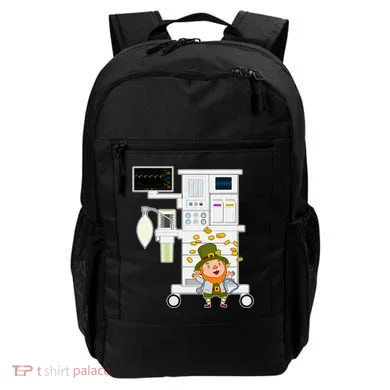 St Patrick's Day Leprechaun Anesthesia Machine Backpack