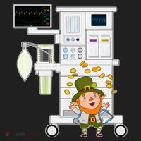 St Patrick's Day Leprechaun Anesthesia Machine Beanie thumb 2
