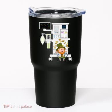 St Patrick's Day Leprechaun Anesthesia Machine Tumbler