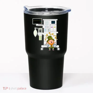 St Patrick's Day Leprechaun Anesthesia Machine Tumbler