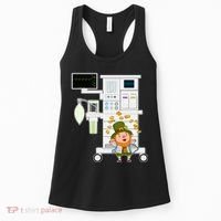 St Patrick's Day Leprechaun Anesthesia Machine Women's Tank Top thumb 0
