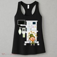 St Patrick's Day Leprechaun Anesthesia Machine Women's Tank Top thumb 3