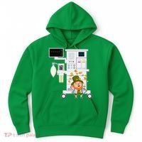 St Patrick's Day Leprechaun Anesthesia Machine Hoodie thumb 0