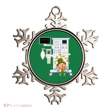 St Patrick's Day Leprechaun Anesthesia Machine Ornament